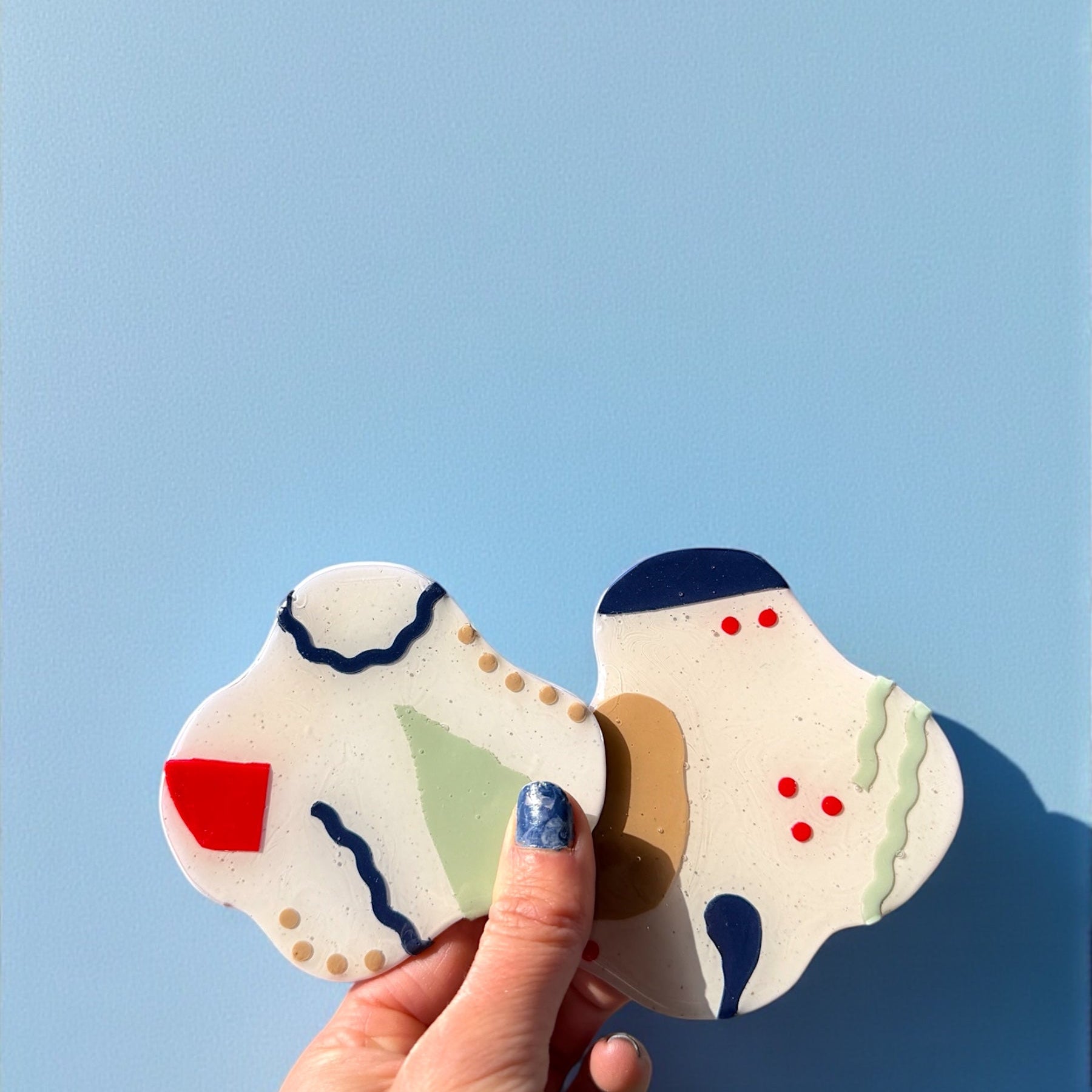 Distorted Geometric Coasters