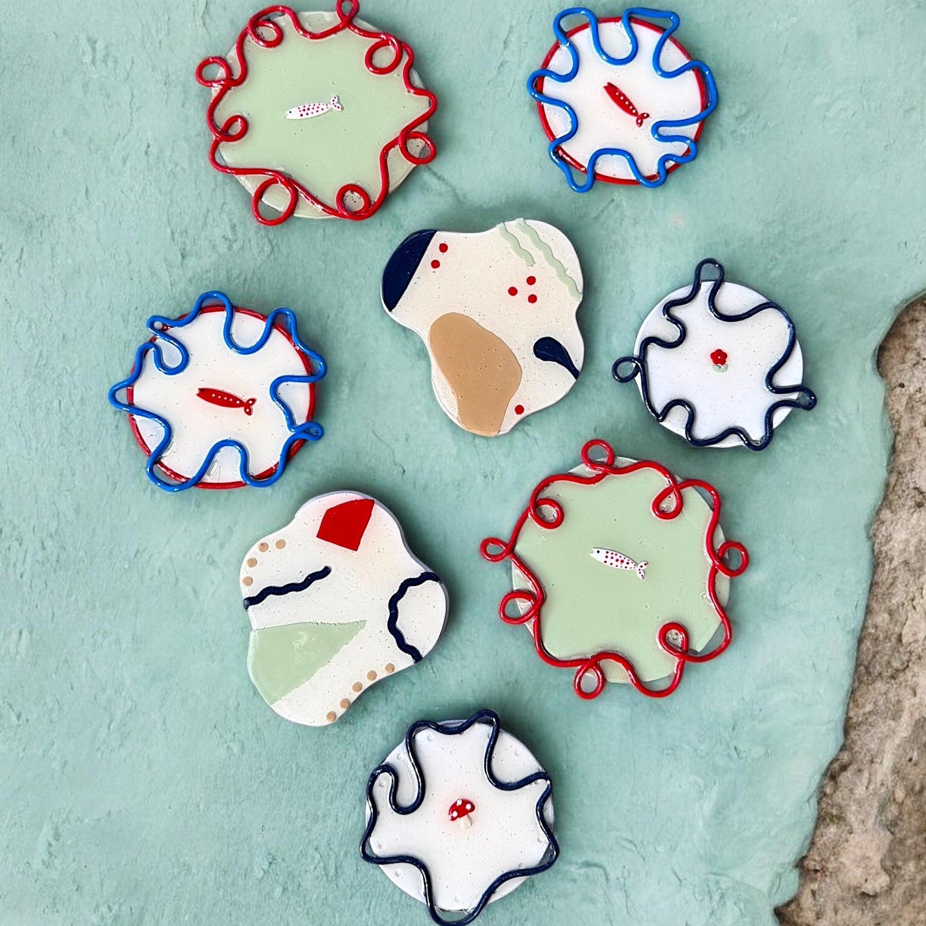 4 Mix-N-Match Coaster Set