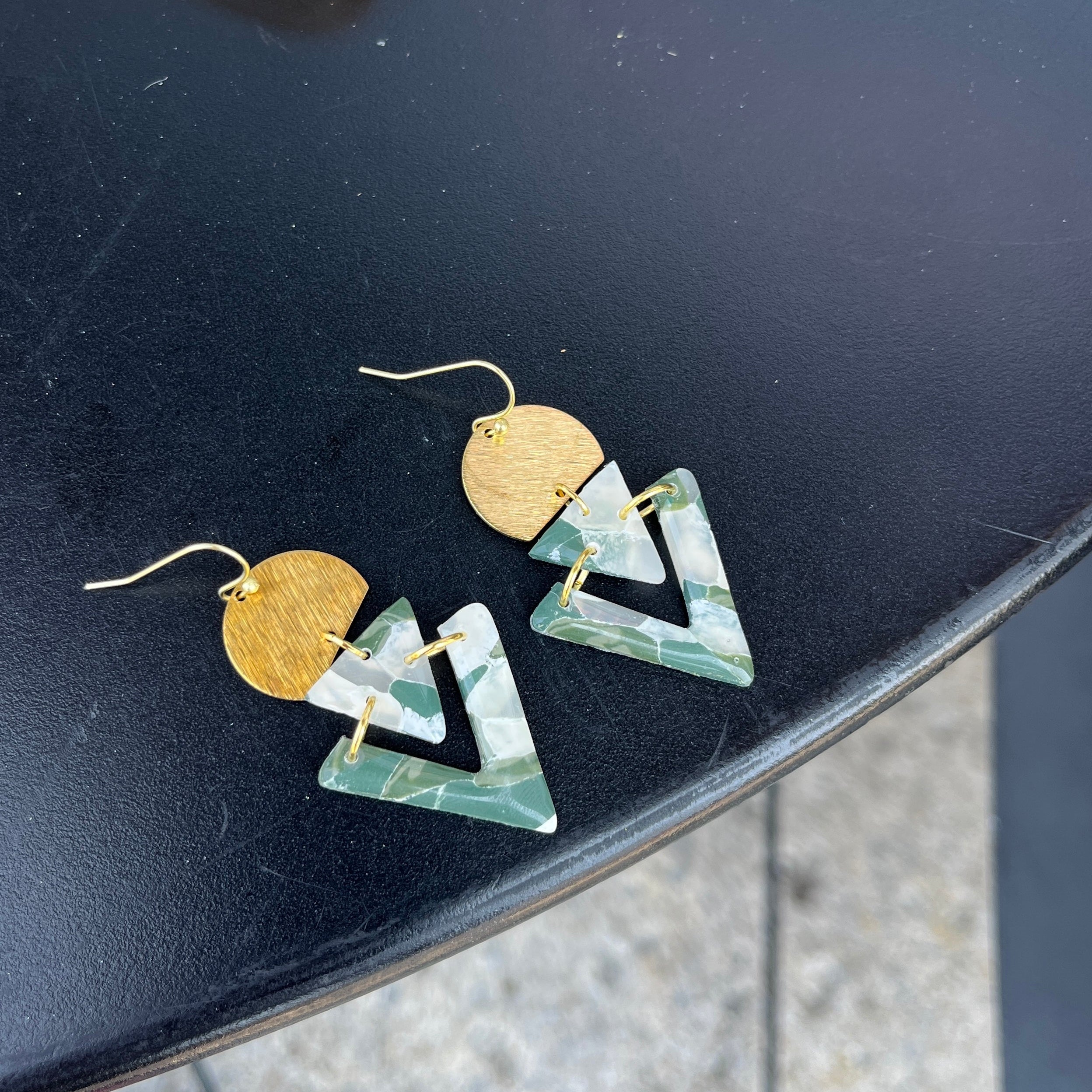 Emerald Marble Daggers