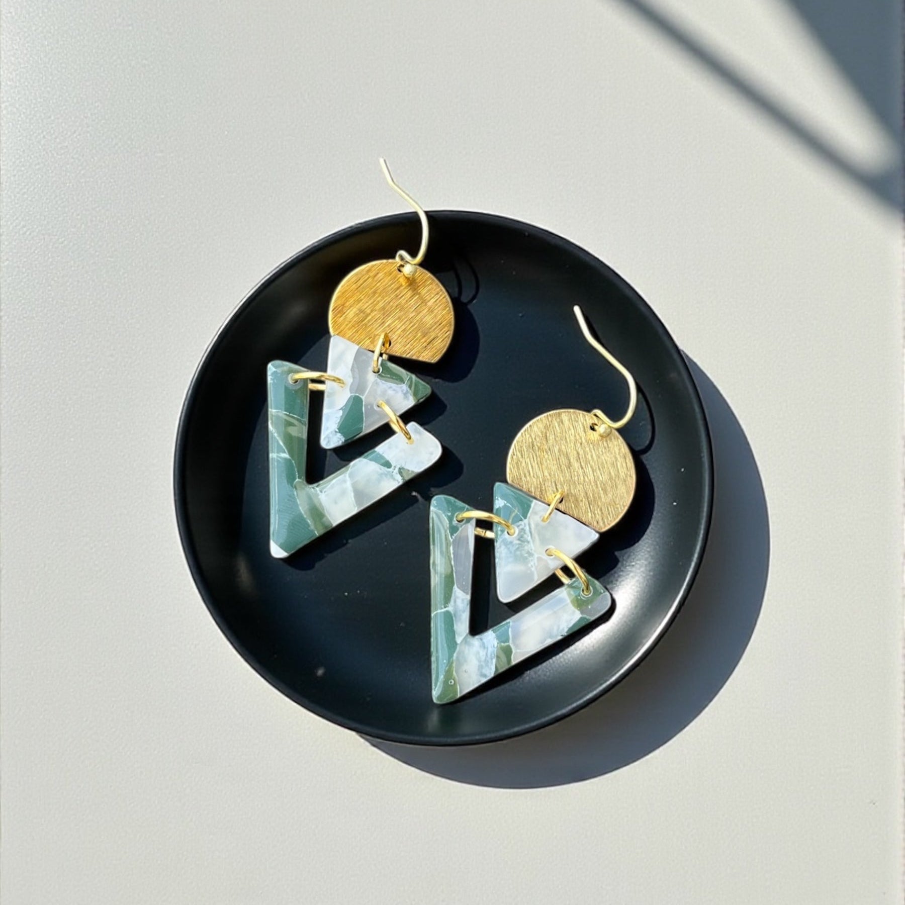 Emerald Marble Daggers