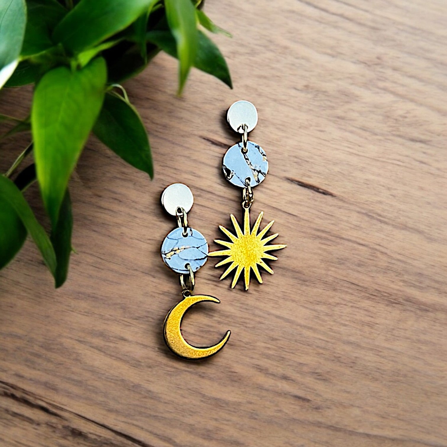 Sun & Moon Dangles