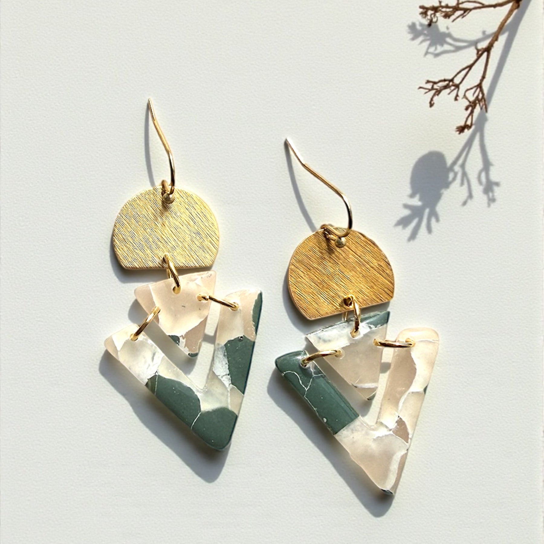 Emerald Marble Daggers