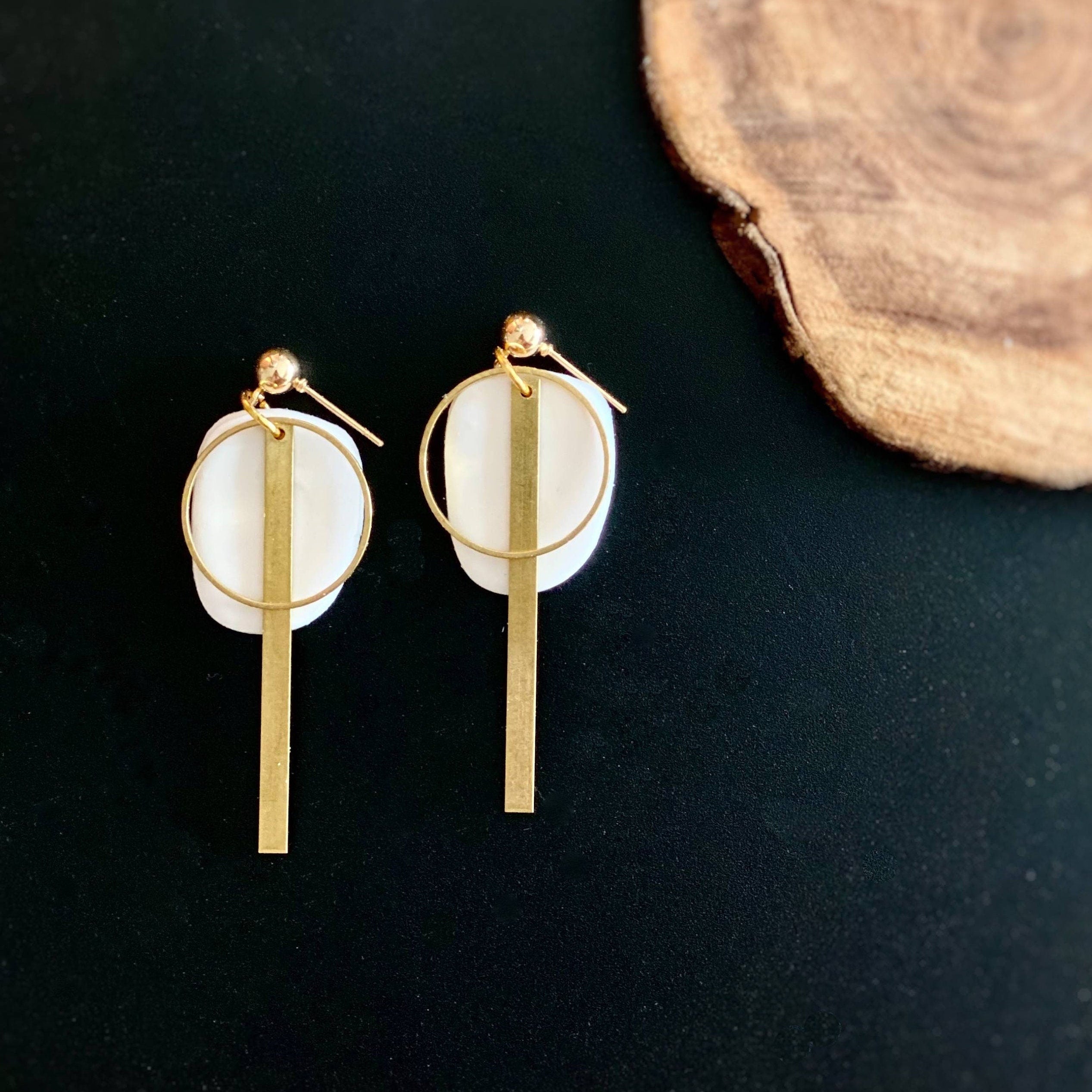 Clay Earrings • Handmade • W+B Petal Charmers