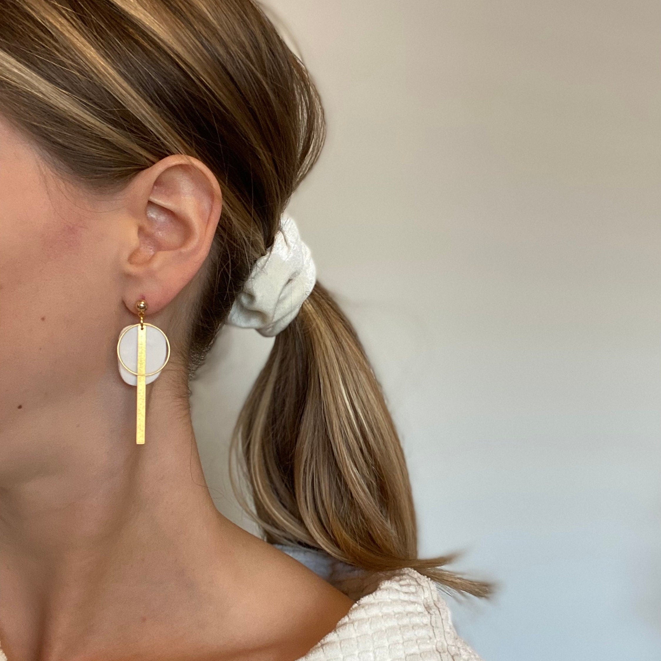 Clay Earrings • Handmade • W+B Petal Charmers