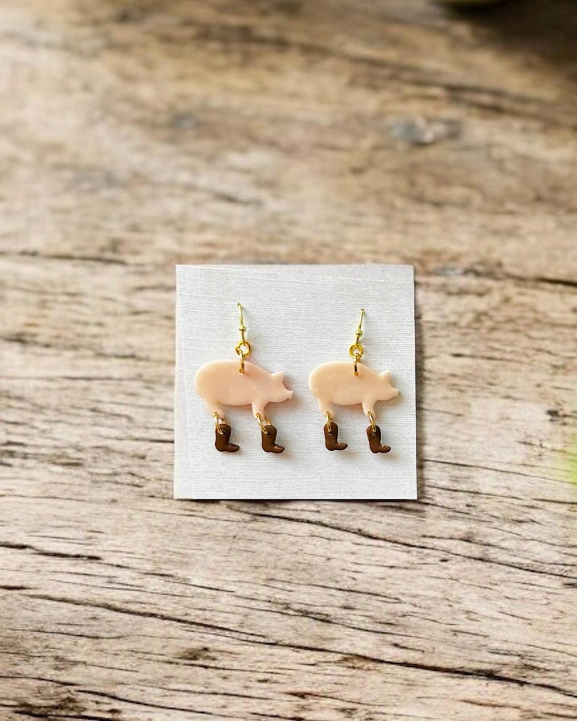 Clay Earrings • Handmade • Boot Farm